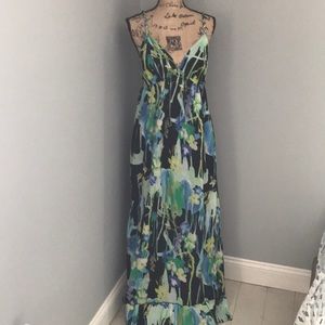 Long floral dress